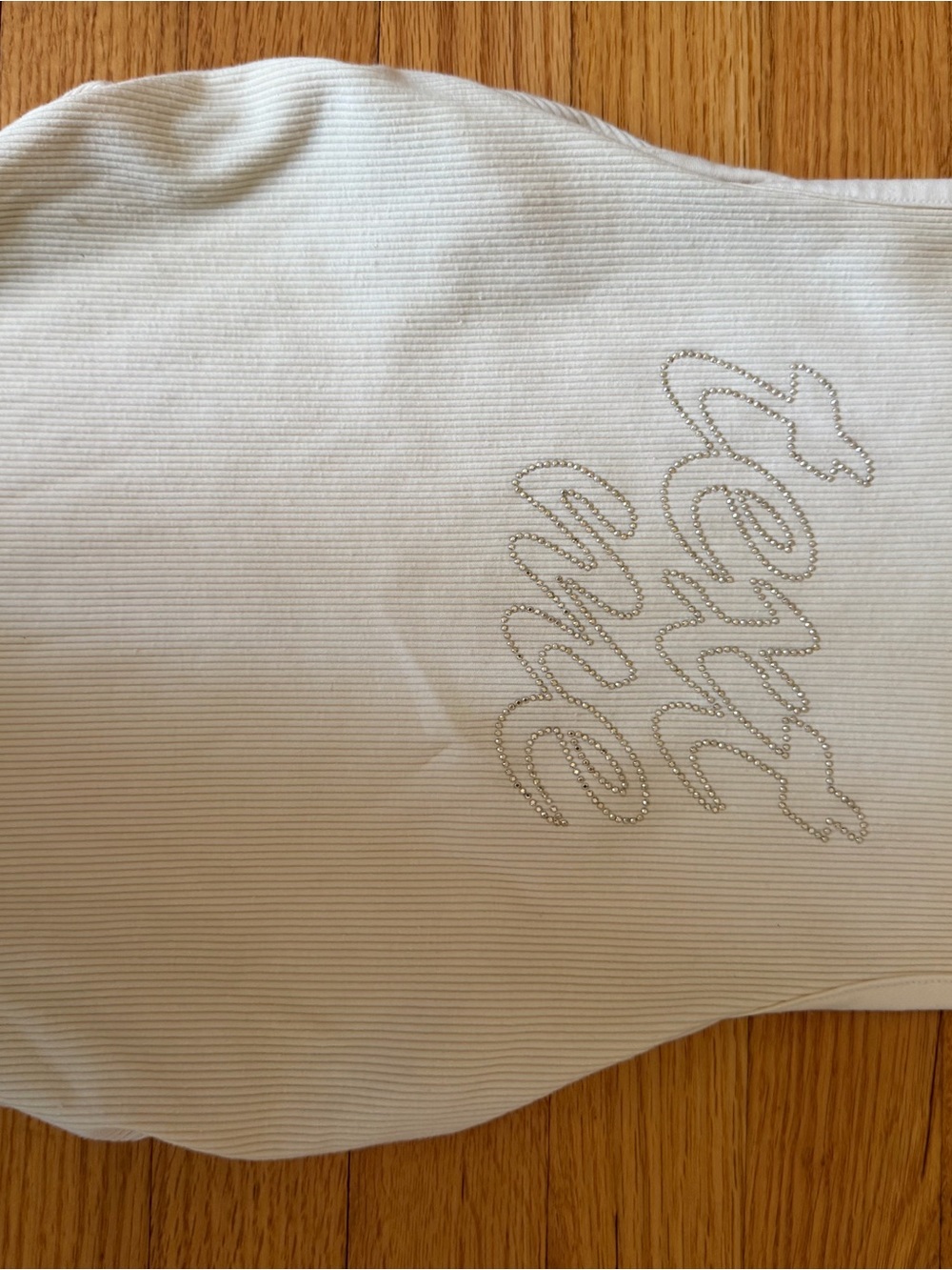 Women's White Ribbed tank top